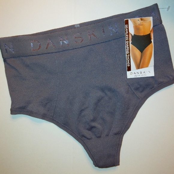 NWT DANSKIN INTIMATES~High Waist Seamless Shaping Thong- Large - Picture 6 of 11